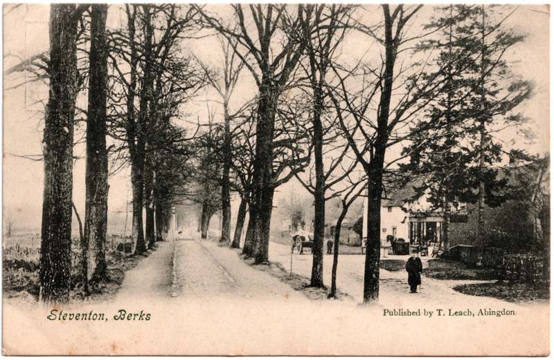 The front of an old postcard. The postcard is of Abingdon: Other local interest
