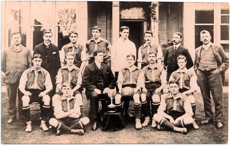 The front of an old postcard. The postcard is of Abingdon: Other local interest