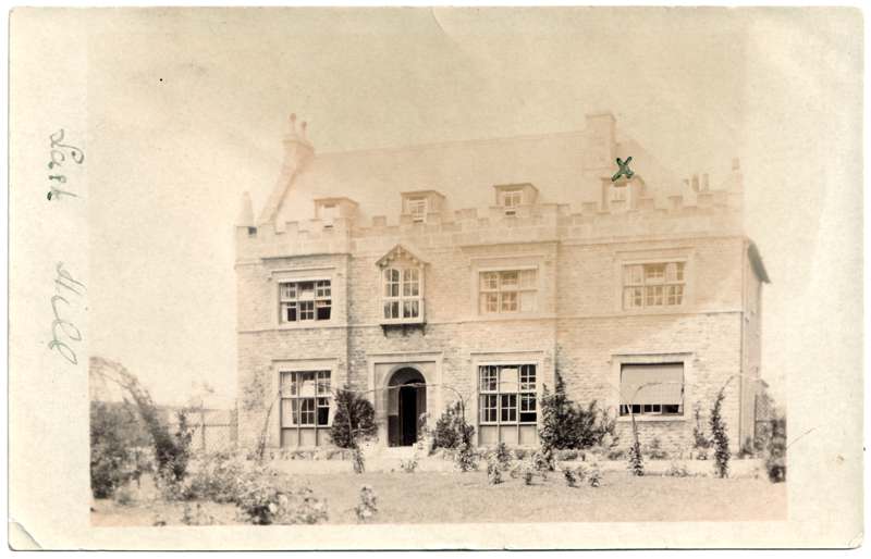 The front of an old postcard. The postcard is of Abingdon: Other local interest