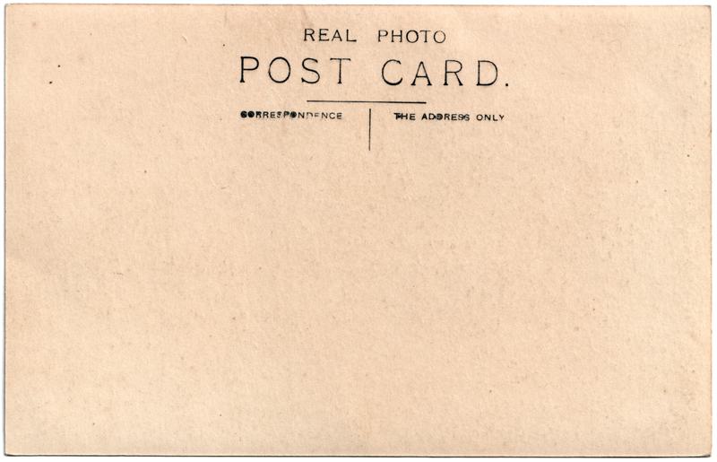 The reverse of an old postcard. The postcard is of Abingdon: Abingdon Lock