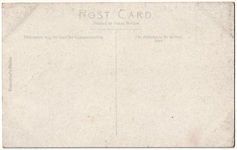 The reverse of an old postcard. The postcard is of Abingdon: River Thames